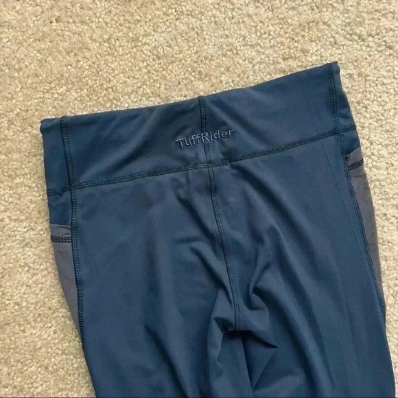 Tuff Rider Minerva Equicool Tights Kids Size XL Blue Leggings 100974-533-1375 - Picture 13 of 15